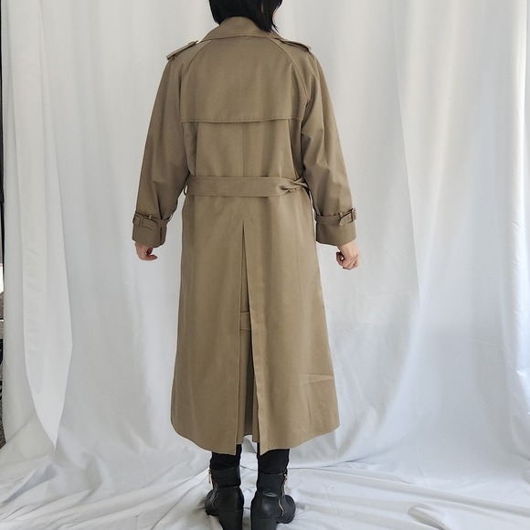 90s Classic Trench Coat with Wool Liner - Picture 3 of 6